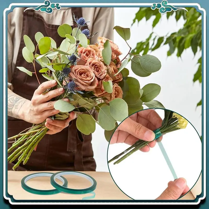 

Простая в использовании цветочная лента, 8 рулонов термоленты для термопресса, термопереносная лента 1/4 дюйма X 108 футов, клейкая термостойкая лента для DIY Decora