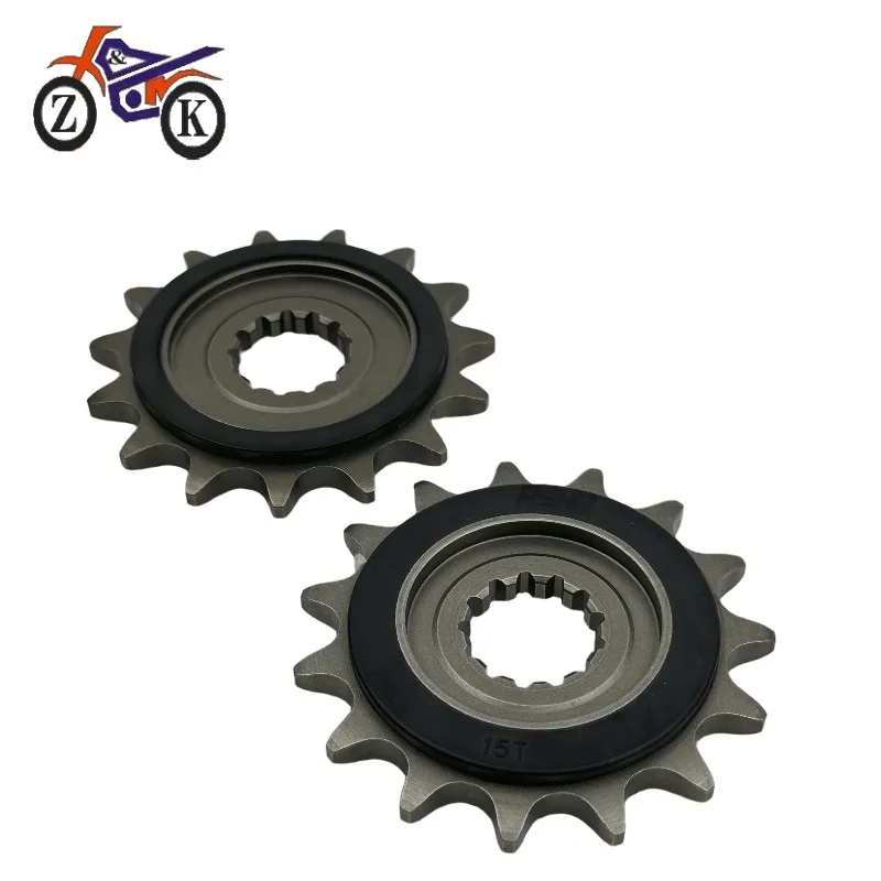 QXDENG 15-Tooth Rubber Cushion Front Sprocket – Quiet Drive For