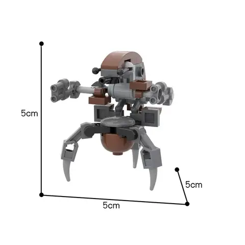 10-set Moc Rymdförstörare Droideka-set Klonrobotförstöraren Fighting Byggstenar Armévapen Klossar Soldater Som Gåva 7 best sales Lego Star Wars klonsoldatarmén - №6