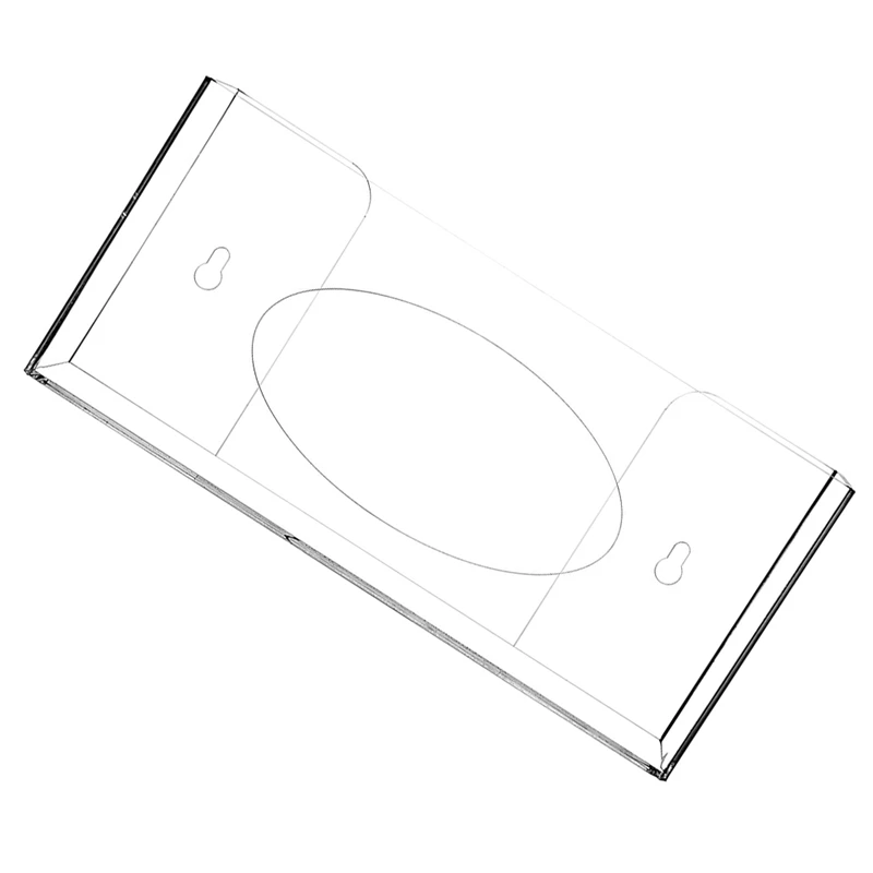 Glove Box Holder Glove Dispenser Wall Mount, Acrylic Gloves Dispenser Clear Disposable Glove Holder Glove Rack-A12I