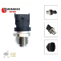 Fuel Rail Pressure Sensor Common Regulator OEM 0281002908 0281002907 0281002930 For Mercedes-Benz Bosch Renault Volkswagen Fiat