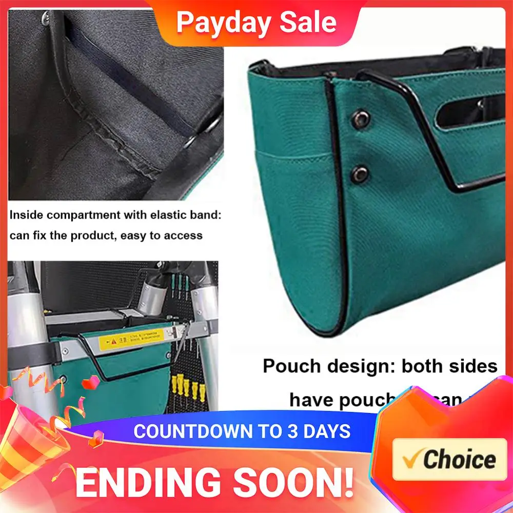 

Телескопическая сумка для инструментов, органайзер для инструментов, водонепроницаемая сумка для инструментов из ткани Оксфорд, многофункциональная сумка для инструментов для плотника, сантехника, электрика