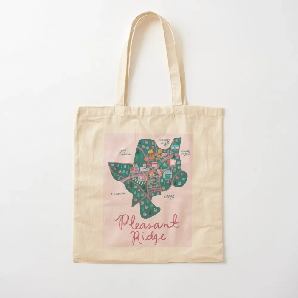 

Pleasant Ridge Neighborhood Map Tote Bag Beach bag Handbags women tote bag women Handbags