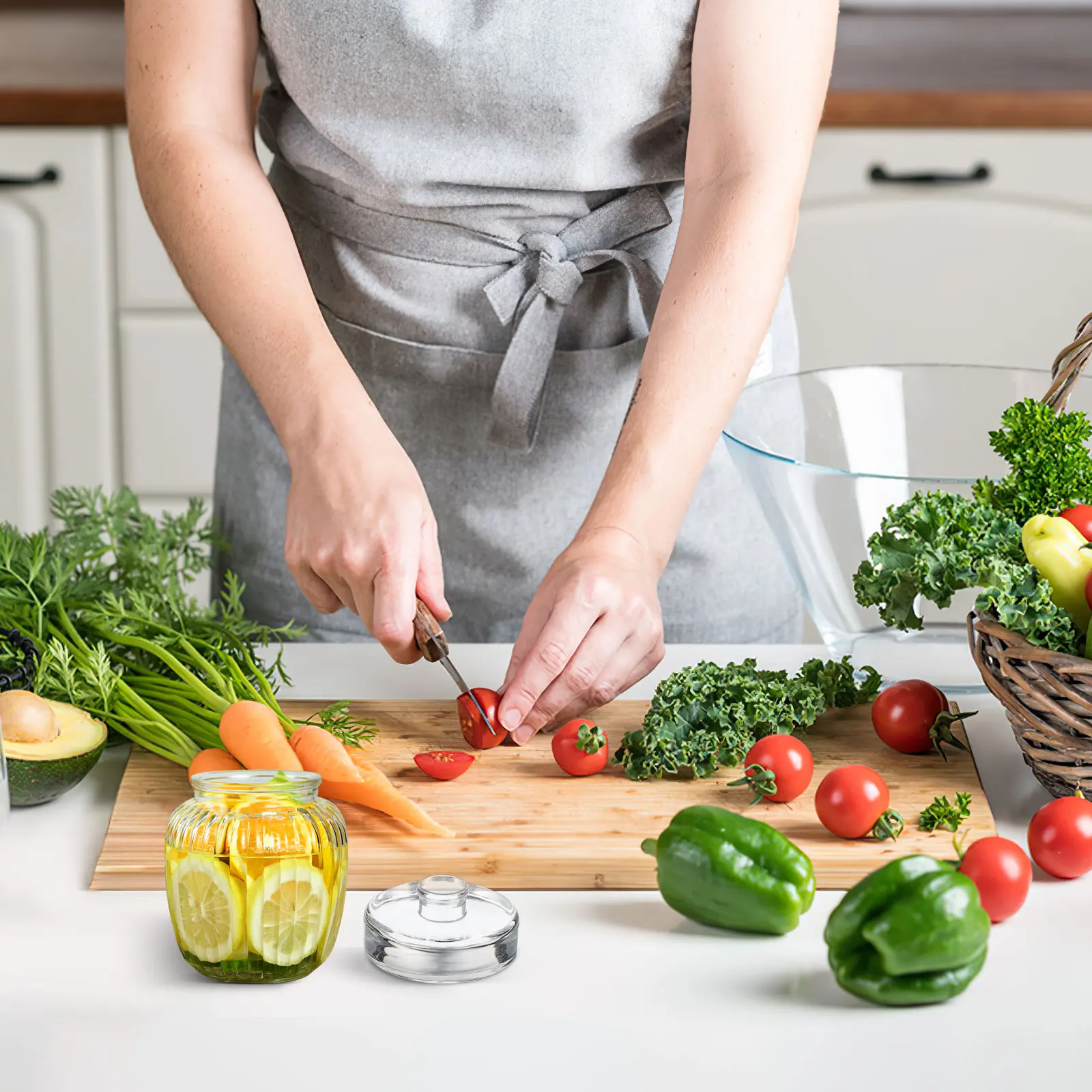 

Glass Fermenting Weight Heavy Thick Glass Lid Handle Suitable for Wide Mouth Jar Mason Jar Fermenting Accessories