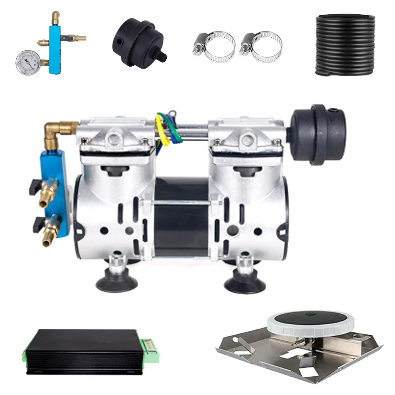 Complete Fish Farm System with DC24V Piston MotorPortable 370W Solar Powered Pond Aerator Set for Lake Aeration