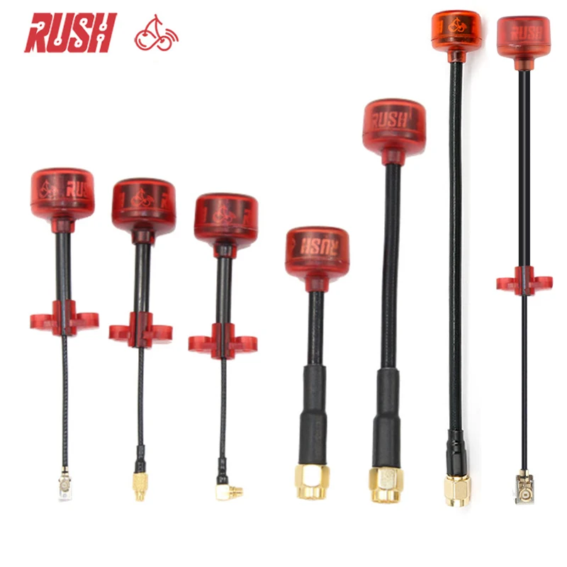 Rush Cherry FPV 5.8G Antenna LHCP RHCP SMA MMCX UFL  long range Racing Antenna Connector Adapter For FPV Quadcopter Racing Drone