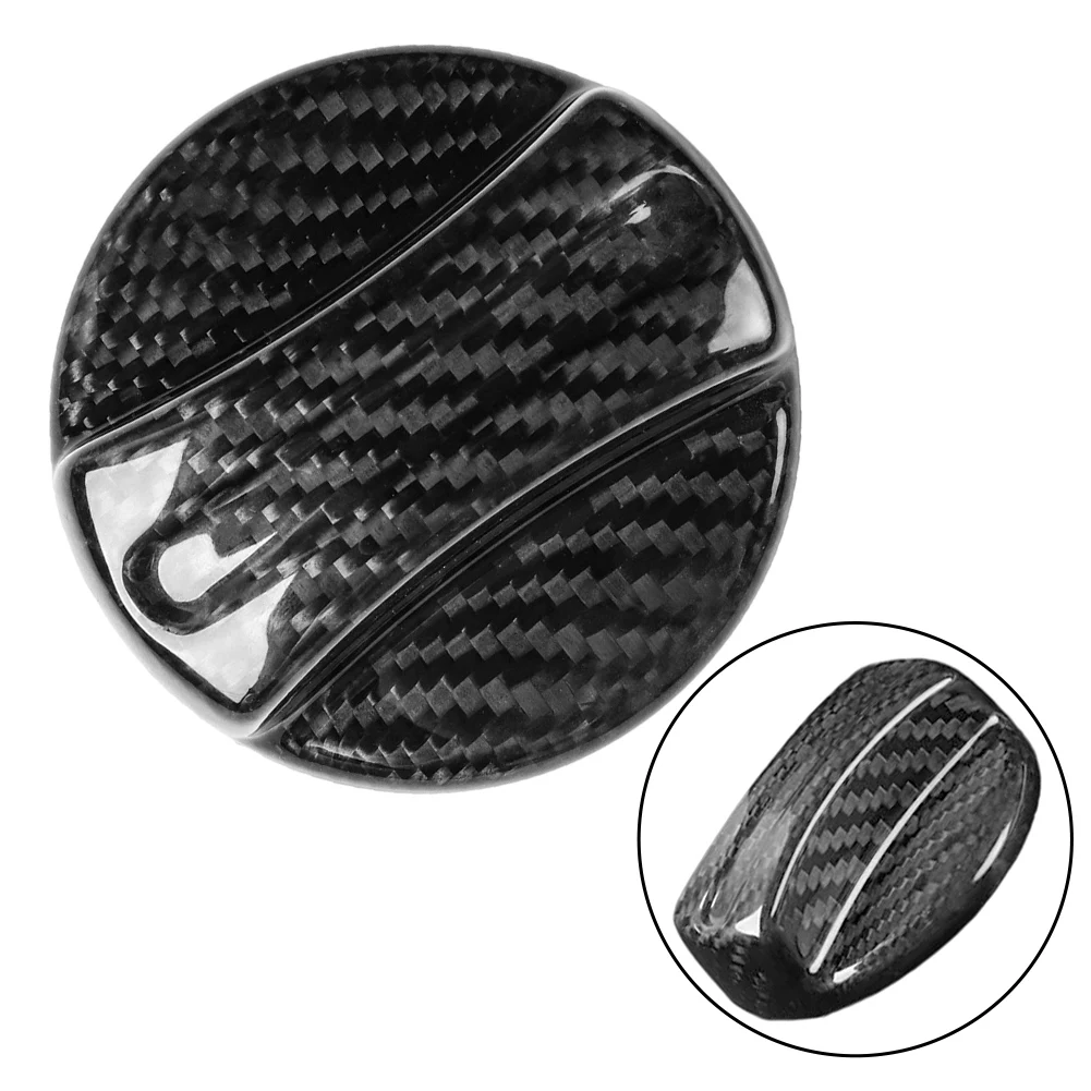 Dry Carbon Cap Carbon Fiber Fuel Cap Seamless Integration Stick-on Installation Luxurious Touch For BMW F15 F30