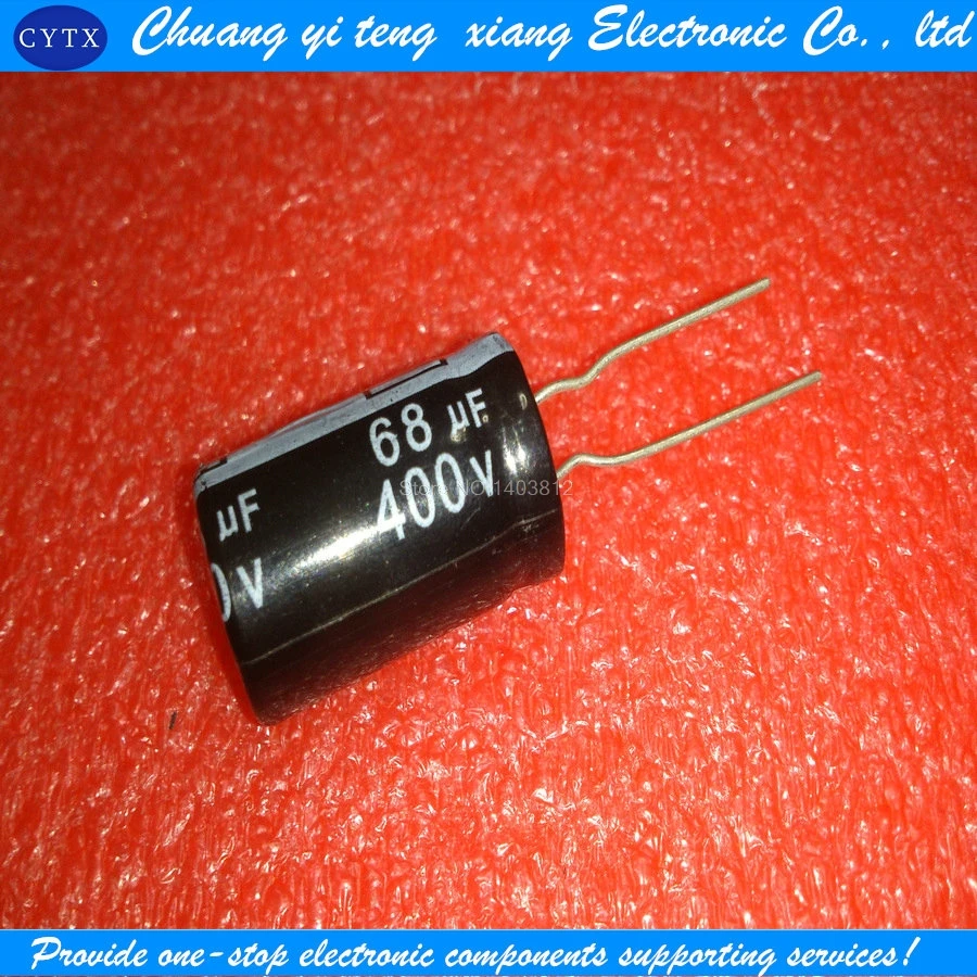 68UF400V 16X25MM  4pcs/lot