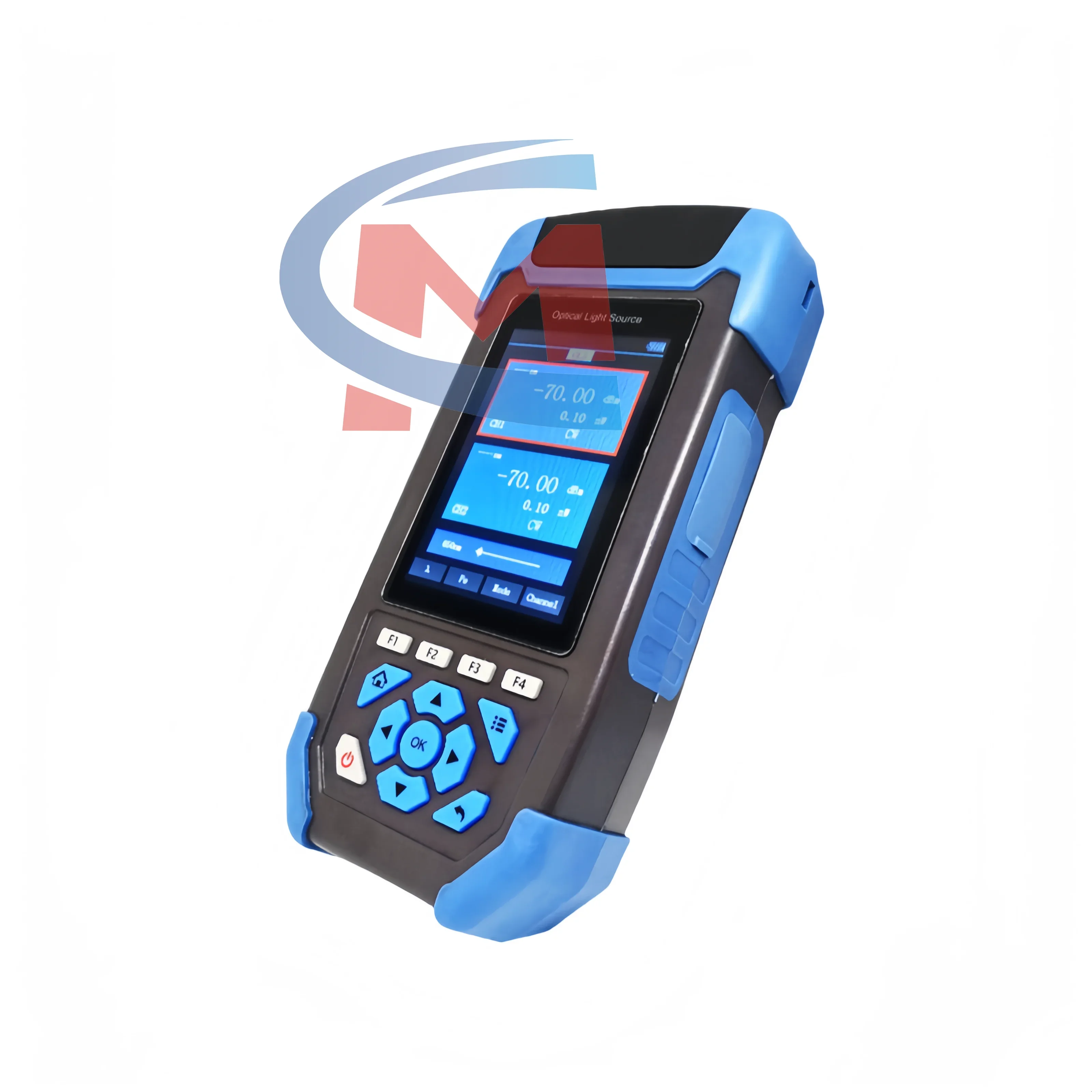 unique High Quality 3.5-Inch Color Display Handheld Fiber Optic Light Source Adjustable for Fiber Optic Network Engineering Main