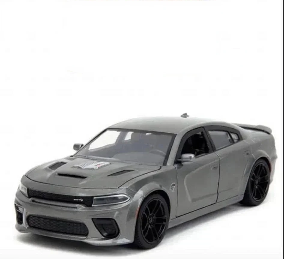 Jada 1:24 2021 Dodge Charger SRT Hellcat Simulation Diecast Car Metal Alloy Model Car decoration display collection gifts