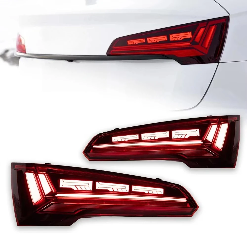 Car Taillights for Q5 Q5L 2018-2024 Dynamic Signal Lamp Styling LED Auto Taillight Assembly Upgrade A Pair Left and Right