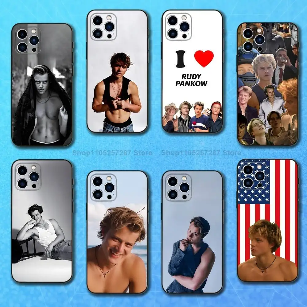 

Actor R-Rudy P-Pankow For iPhone 13,16,11,14,17,12,15,Plus,Pro Max,XS,X,XR,SE,Mini,8,7,Phone Case Soft Silicone Black