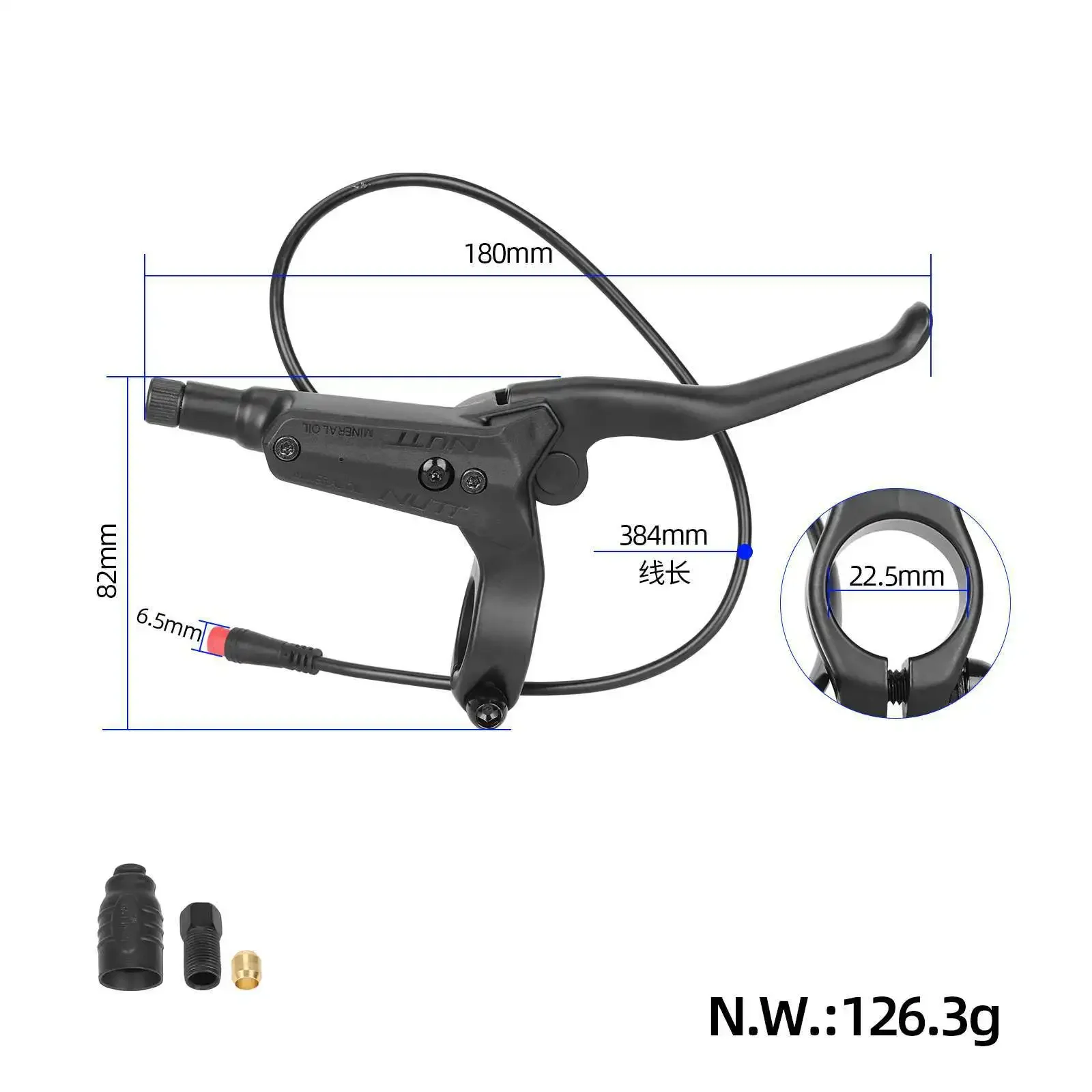 

Power-off Hydraulic Brake Handle Lever For Kukirin G4 Max Electric Scooter Automatic 2-core Power-off Hydraulic Disc Parts