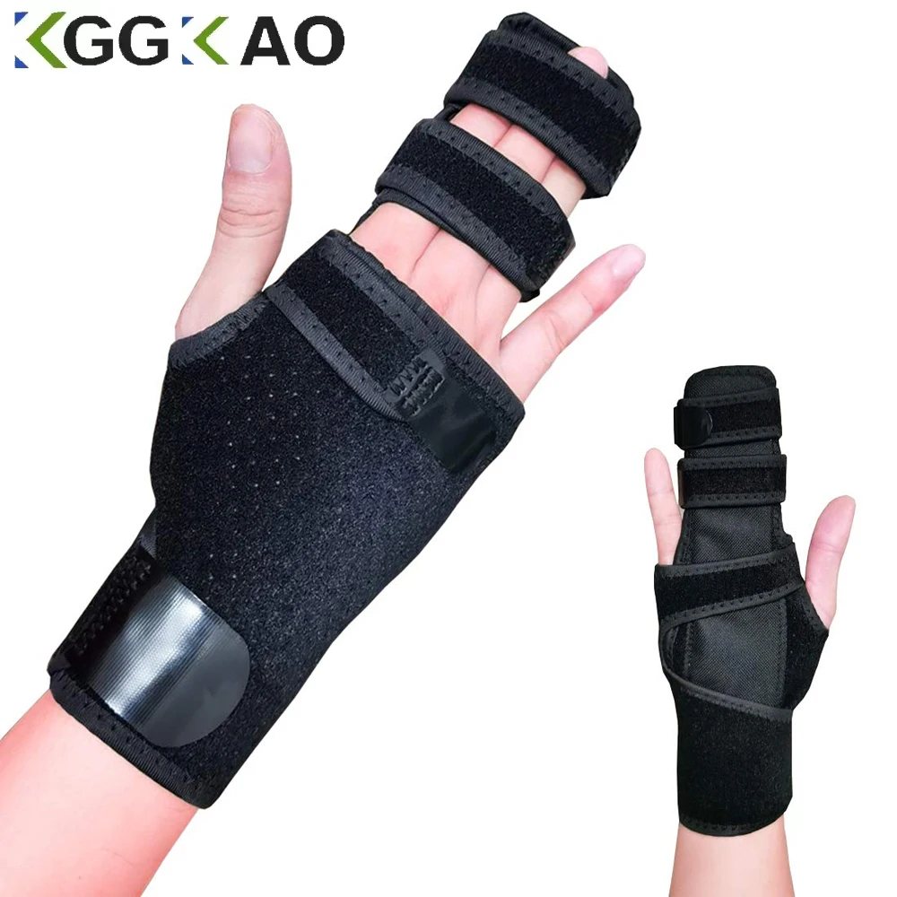 

1PCS Trigger Finger Splint Support Two/Three Fingers,Broken Finger Brace Wist Immobilizer Help Broken Finger,Sprains,Arthritis