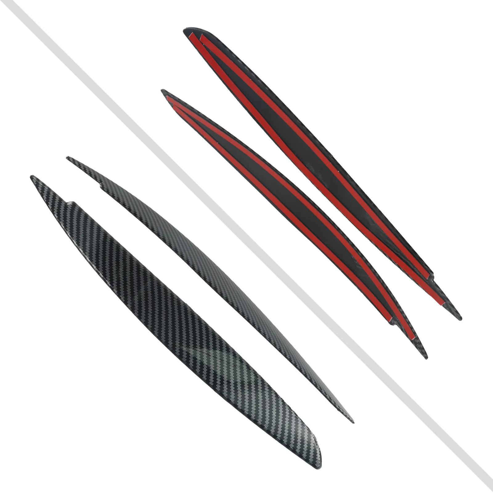 

Brand New.high Quality Car Stickers Lid Covers ABS Material Accessories Car Headlight Carbon Fiber Exterior For BMW