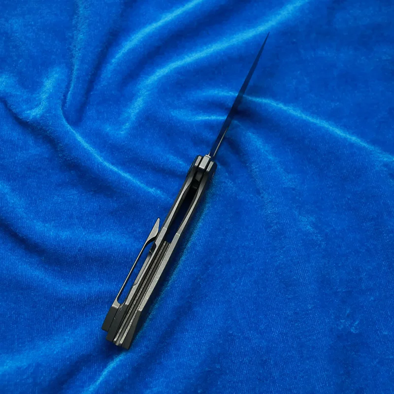 Eutsler محايد التيتانيوم مقبض السيراميك تحمل جيب EDC أداة أدوات المطبخ هانت التخييم 154 سنتيمتر سكين للفرد في الهواء الطلق