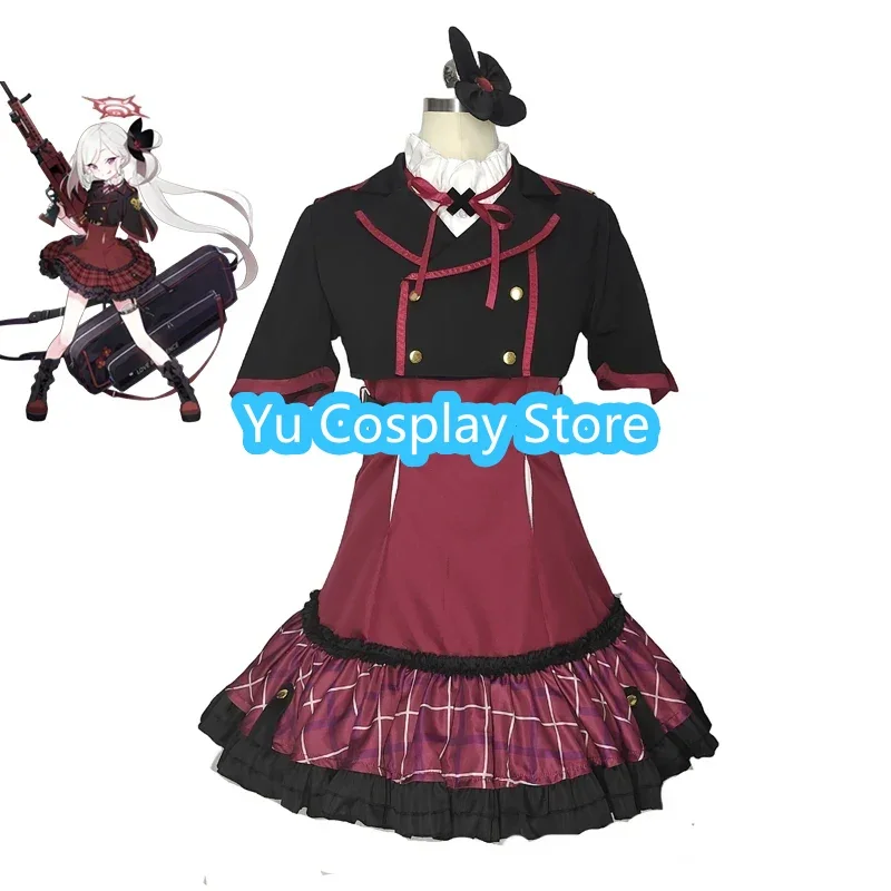 Game Blue Archive Asagi Mutsuki Cosplay Costume Women Cute Dress Suit Halloween Party Uniforms Anime Clothing Custom Made