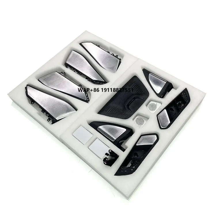 Front and Rear Door Speaker Glow Tweeter Luminous Night Audio Speaker Horn LED Cover for  X5 G05 X7
