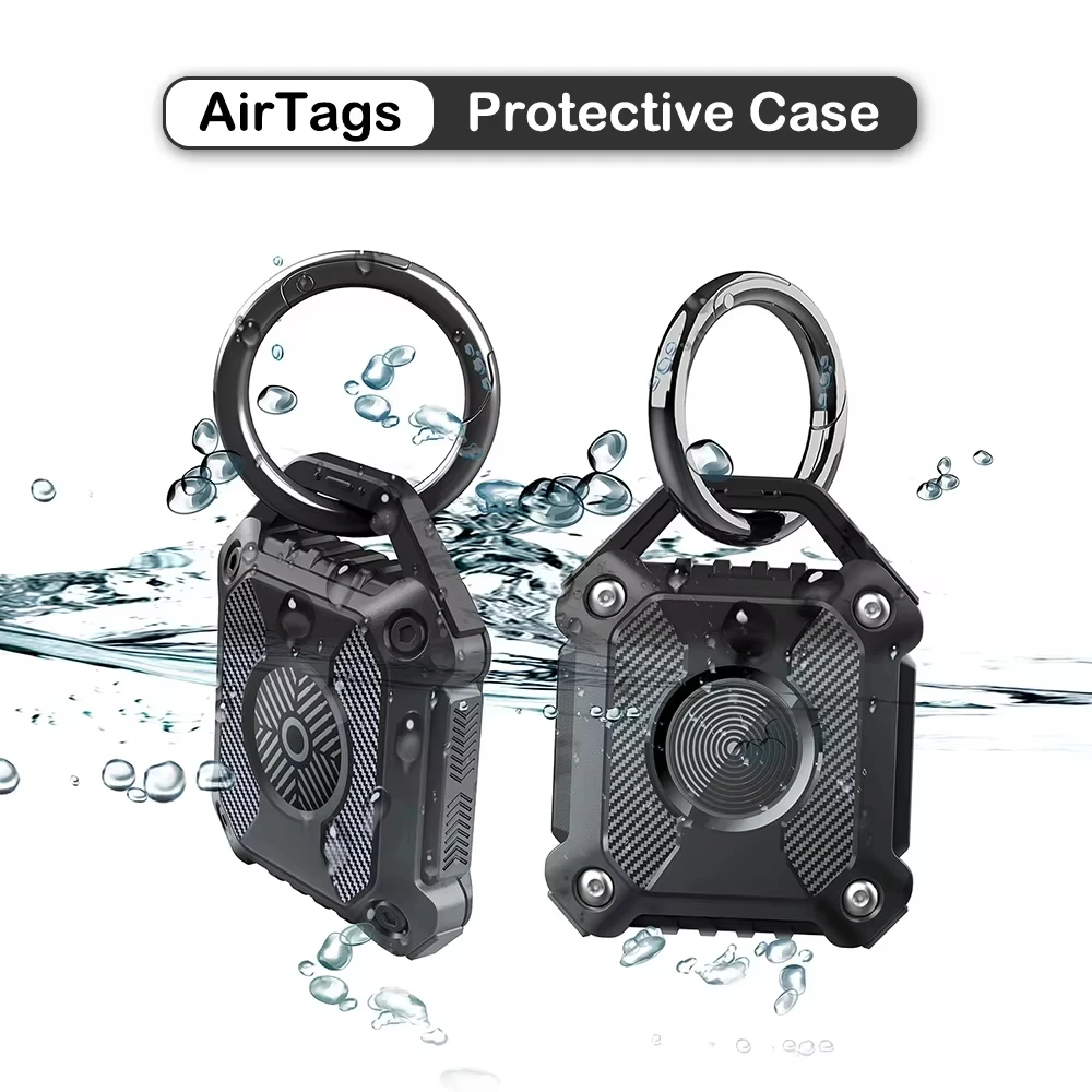 Sturdy & Durable Anti Lost Waterproof Protective Case with Key Ring for AirTag