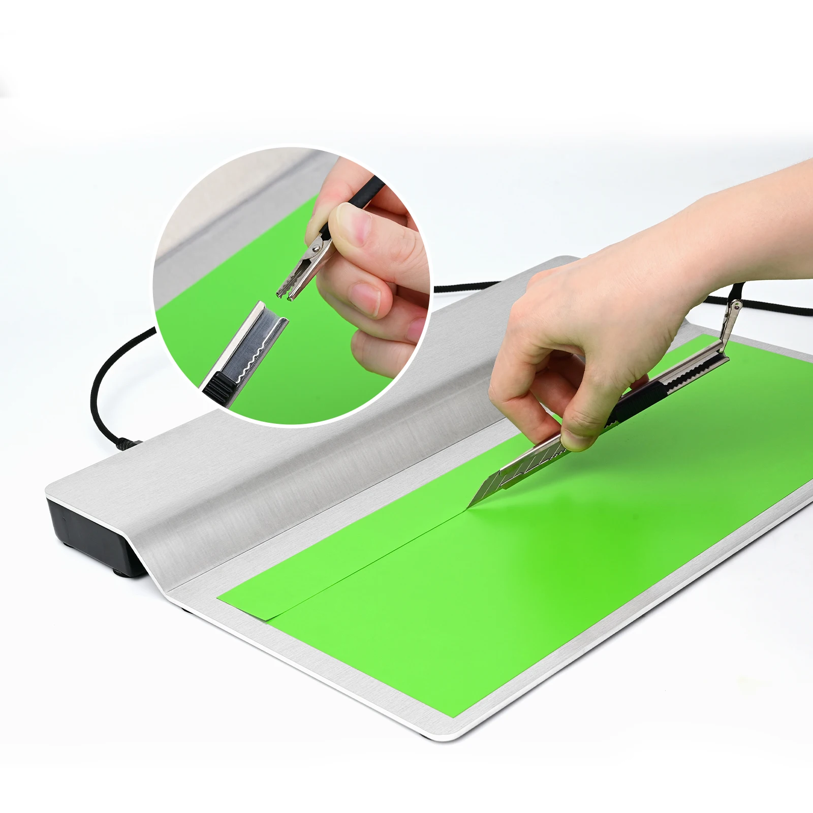 

FOSHIO Автомобильная пленка для резки, практический тест, зуммер, нож, тренировочное устройство для навыков, оттенок из углеродного волокна, виниловая пленка, PPF, прецизионная резка