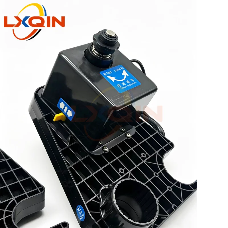 LXQIN one set single power paper roller kit for large format printer roller take up system single motor
