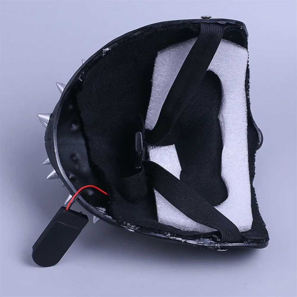 Game Watch Dog Masks Wrench Marcus LED Light Mask Eyes Changeable Cosplay Mask for Man Adult Halloween Party Carnival Masquerade