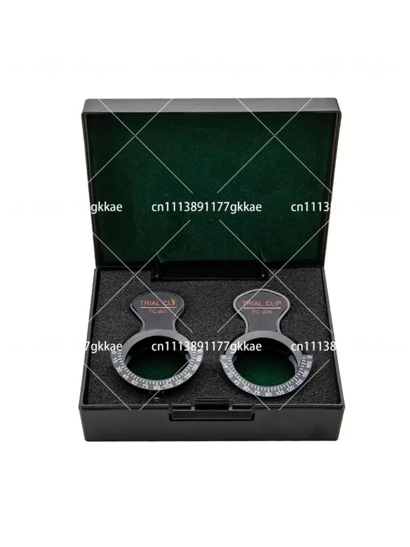 2Pcs Trial Frame Clip Lens Frames Optometry Single Eye Optical Test Frame Testing Accessories Glasses Equipment Stand
