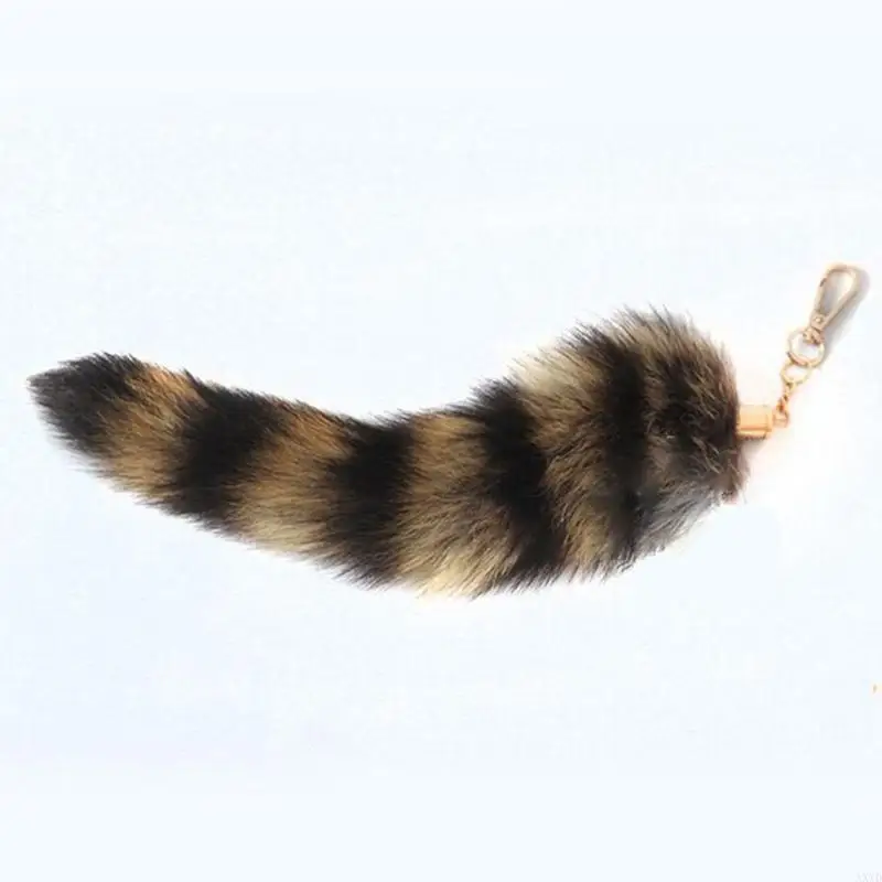 AXYD RACCOON TAIL KEY-RING CHAIN ​​CEYRE-CHEAIN CEYRING INTRE