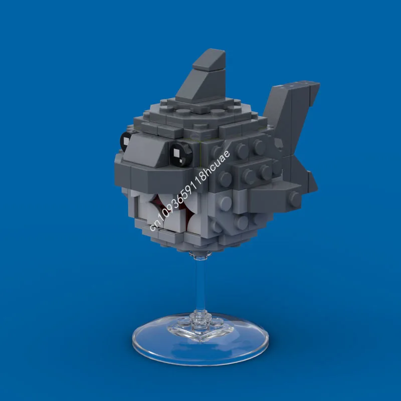 

129pcs MOC Bruce the Shark Ball Building Blocks Education Christmas toy Gift Brick Children Kids Birthday