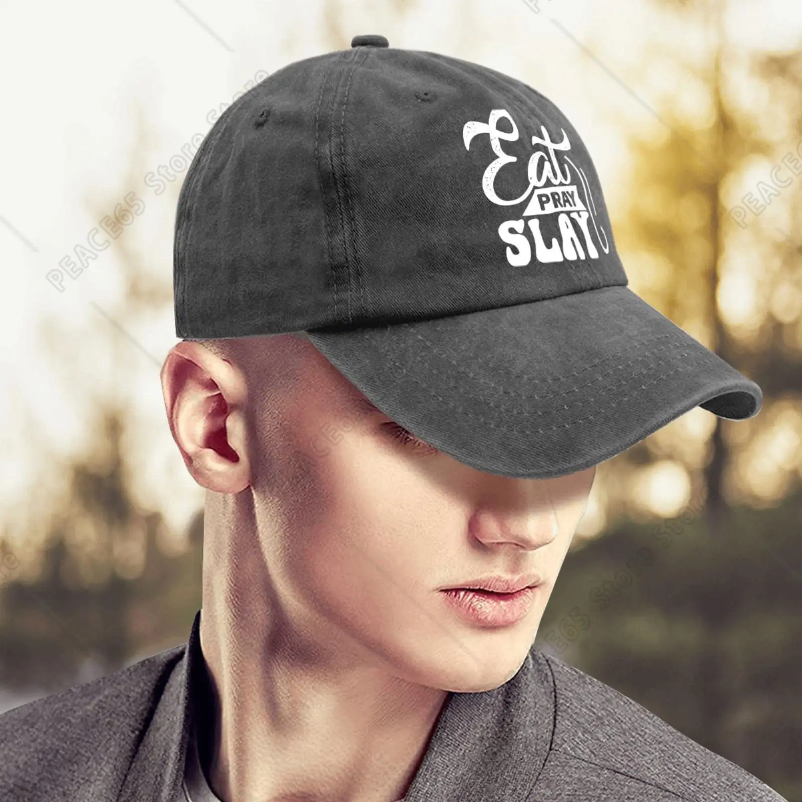 Slays caps Mama Printed Cowboy Trendy Hat for Man and Women Four Season Outdoor Sports Baseball Cap Classic Washed Cotton Hats