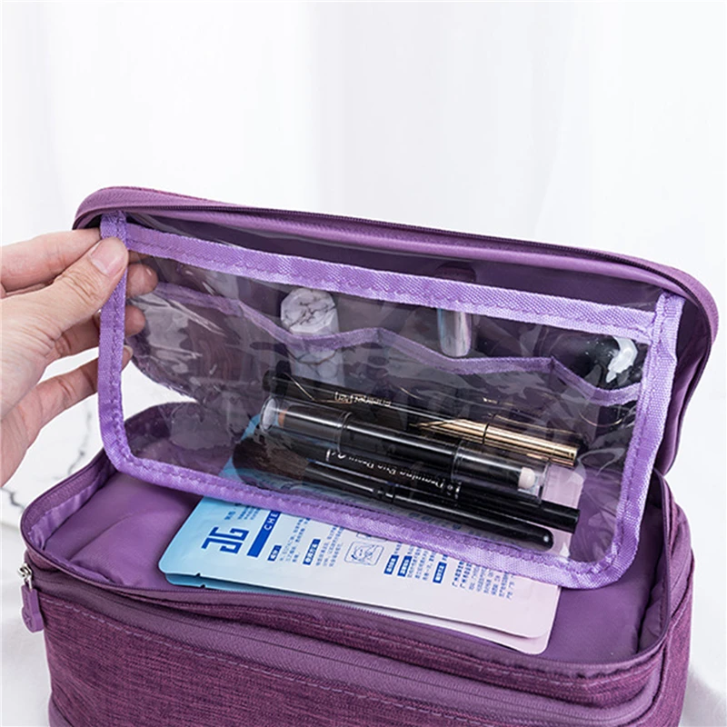 Ladies Underwear Travel Bag Suitcase Organizer Cosmetic Bag Luggage Organizer For Lingerie Makeup Organizer Bags Oxford Cloth