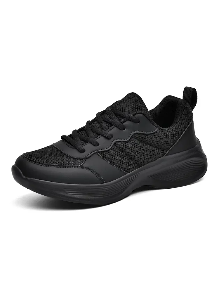 2024 NEW Chunky Sneakers for Women, Running Shoes, Casual Sports Shoes, Black Trainers, Autumn, Spring