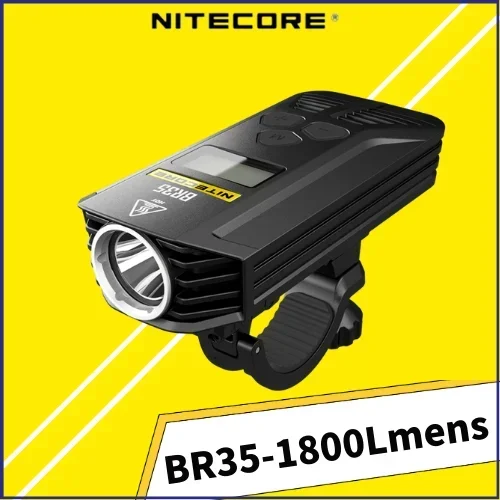 NITECORE BR35 Bicycle Light High Power Rechargeable 1800 Lumens Built-in 6800mAh Battery with CREE XM-L2 U2 LED Cycling Light