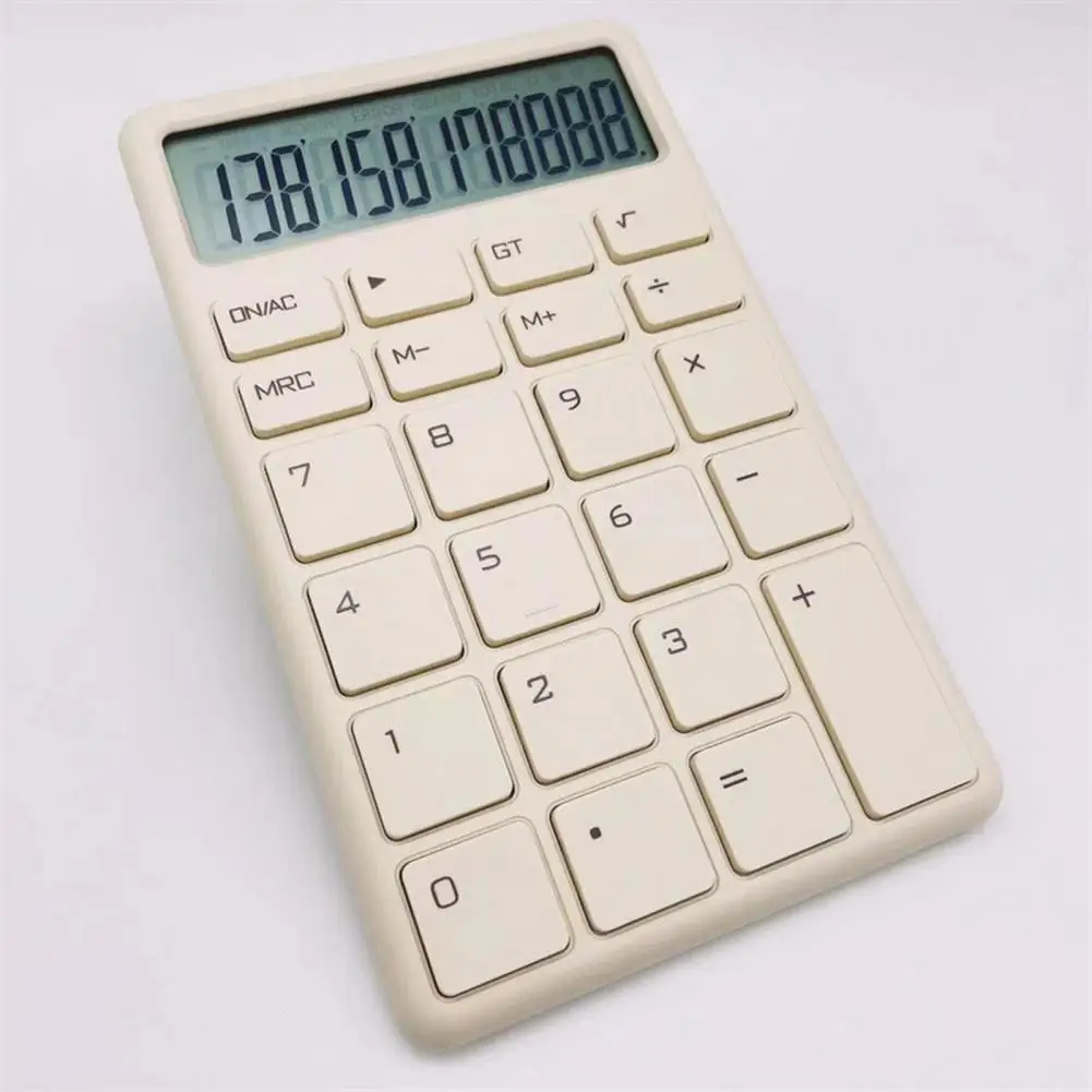 Excellent Office Calculator Convenient Student Calculator Accurate 12-Digit Pocket Size Calculator  Wide Application