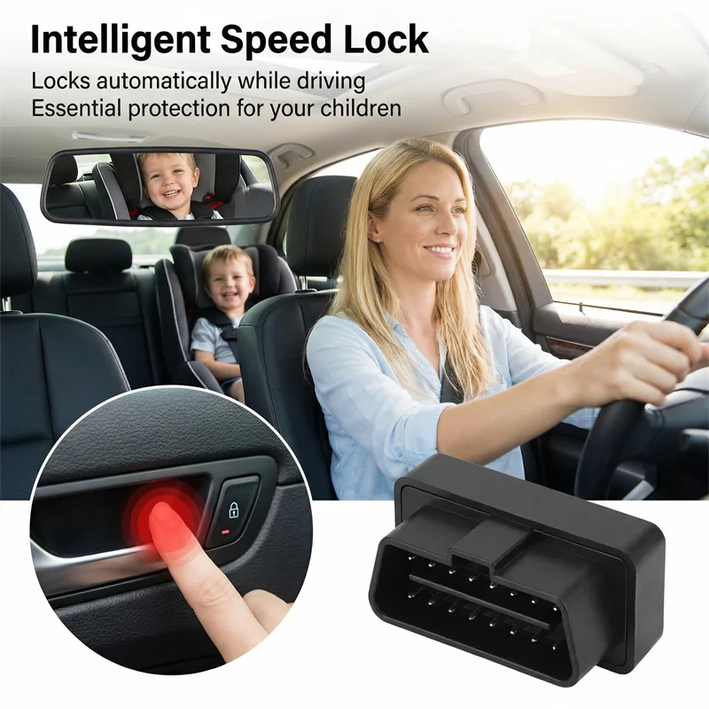 OBD-Geschwindigkeits-Automatik-Türverriegelung für Toyota Prius 2023-2025 60er Serie Voxy Noah 90 2023 Yaris Cross Autolock OBD-Link Geschwindigkeitsverriegelung – Detail 4