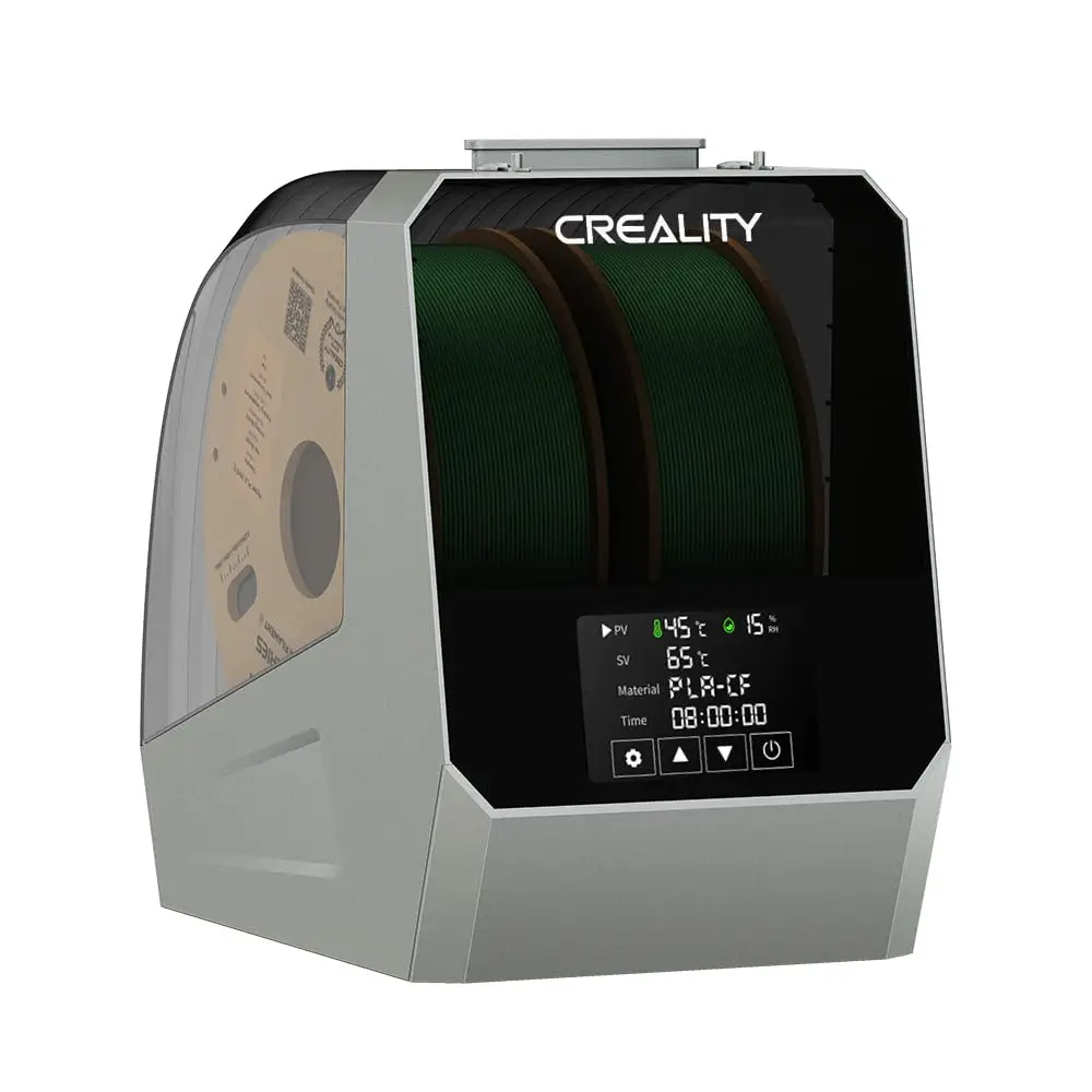 2024 CREALITY Official Space Pi Filament Dryer Plus, Dual-Spool Filament Dryer Box for 3D Printing with PTC 360° Fast Heater