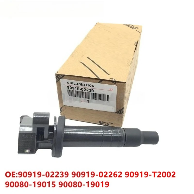 

OEM 90919-02239 9091902239 Bobina de ignição de alta qualidade para Toyota Corolla Celica Matrix Spark Coil 90919 02239
