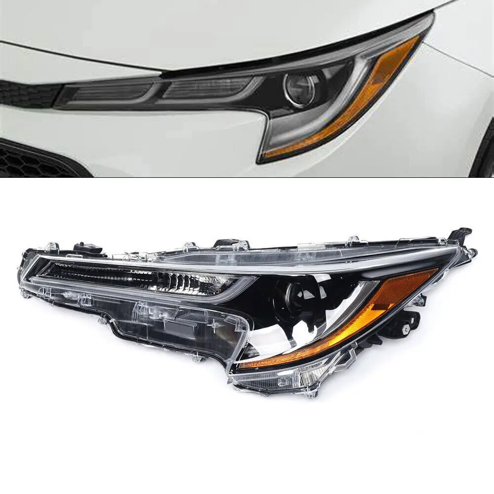 

Left Side LH LED Headlight Fits For 2020 2021 Toyota Corolla L LE Driver Side HeadLamp Durable Headlight New