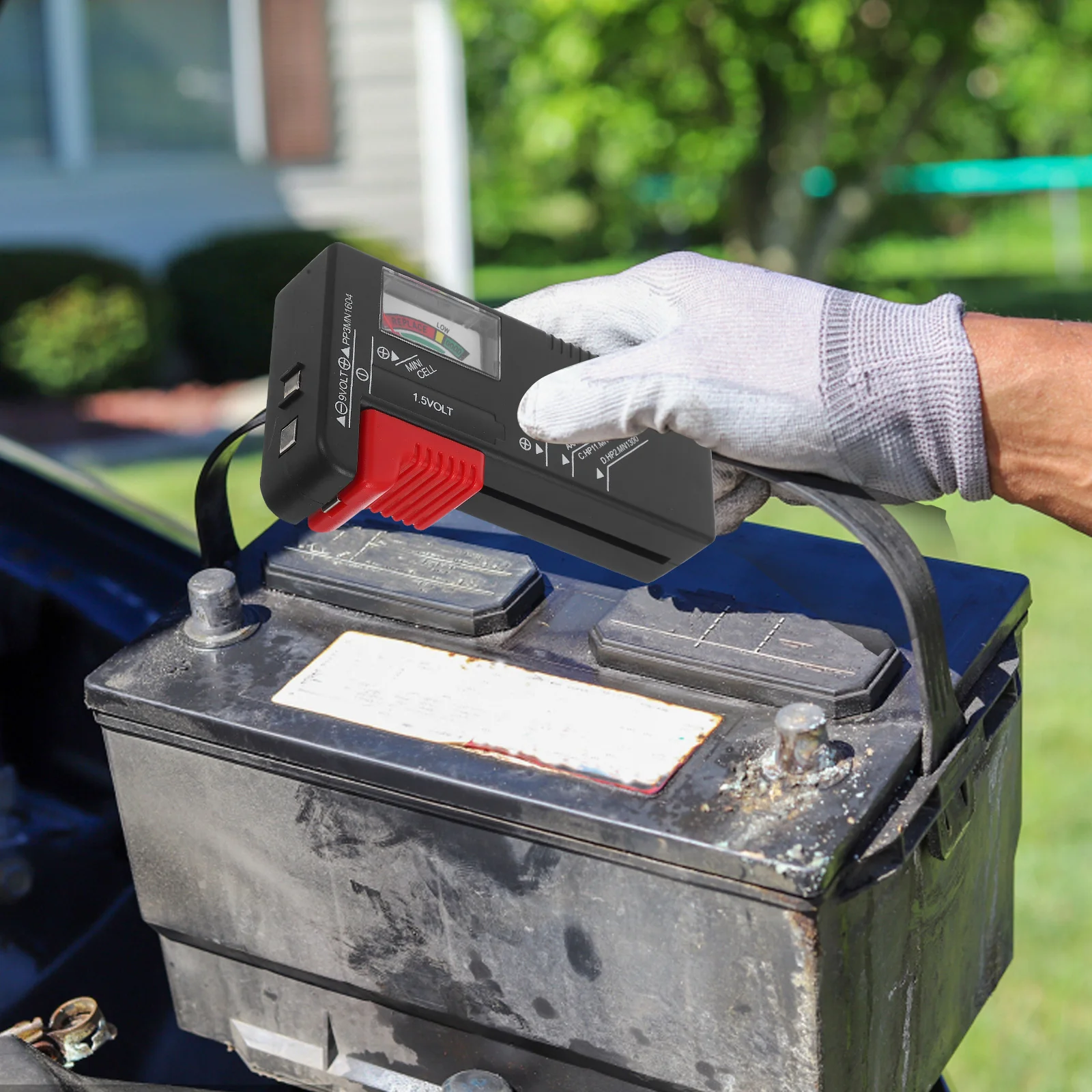 

Tester Universal Checker for Aa Aaa 9V 1.5V Button Batteries Color Meter Power Level