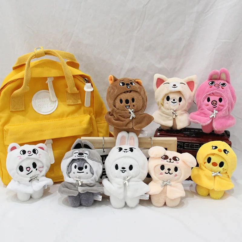 

SKZOO Little Dolls Felix, Hyunjin, BangChan STRAYKIDS Новая кукла-накидка Kpop Кукла Брелок Сумка Подвеска Игрушка Stay Fan Collection Holid
