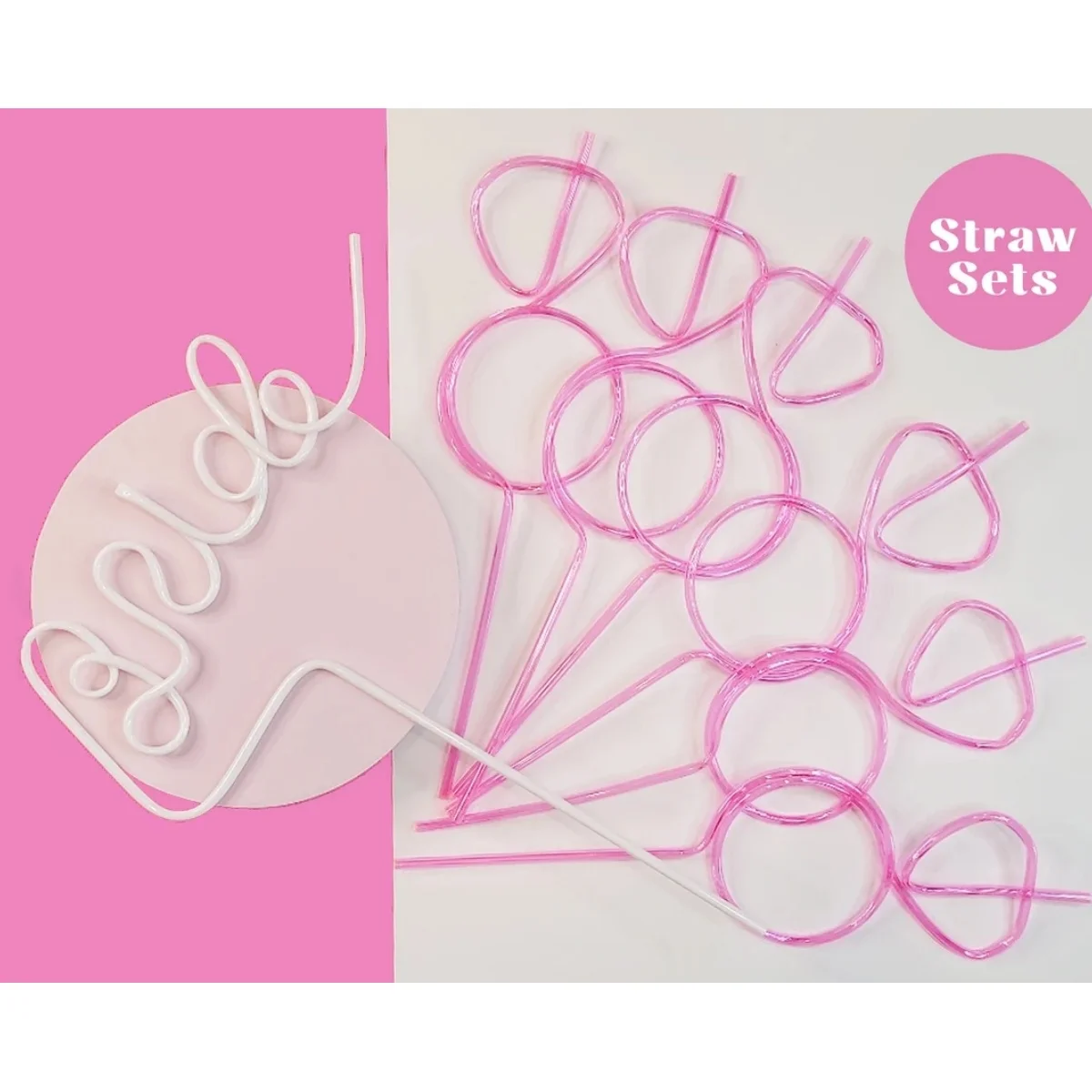 12 PCSXL Bride + Babe + Diamond Bachelorette Party Straws, White, Pink Hen Party Straw, Bride To Be Drink Straw, Party Decoratio