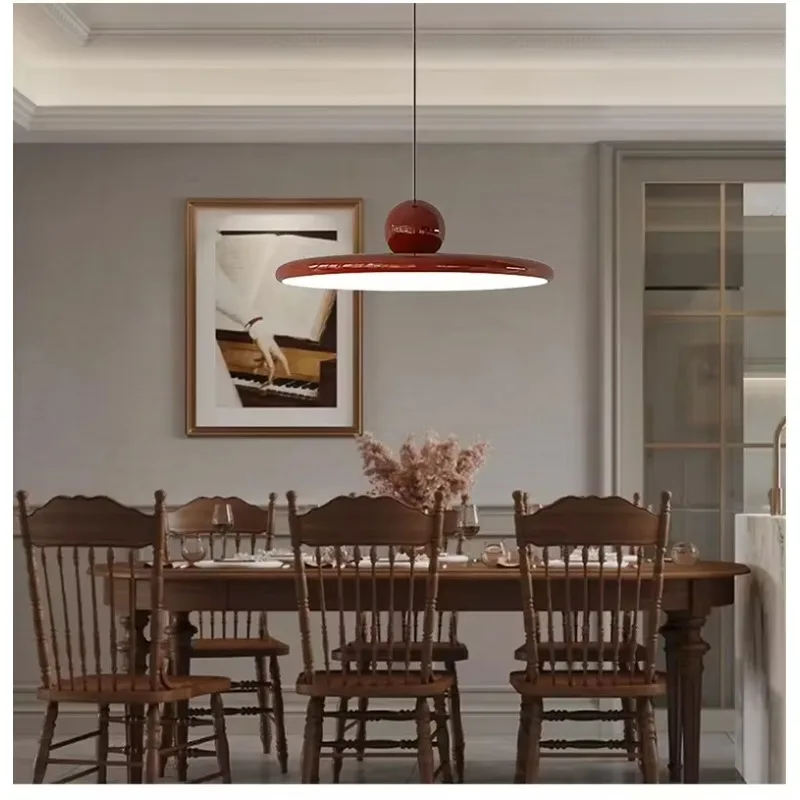 

UFO Restaurant Chandelier Led Modern Simple 2024 New High-end Nordic Bar Designer Home Minimalist Dining Room Home Decoration