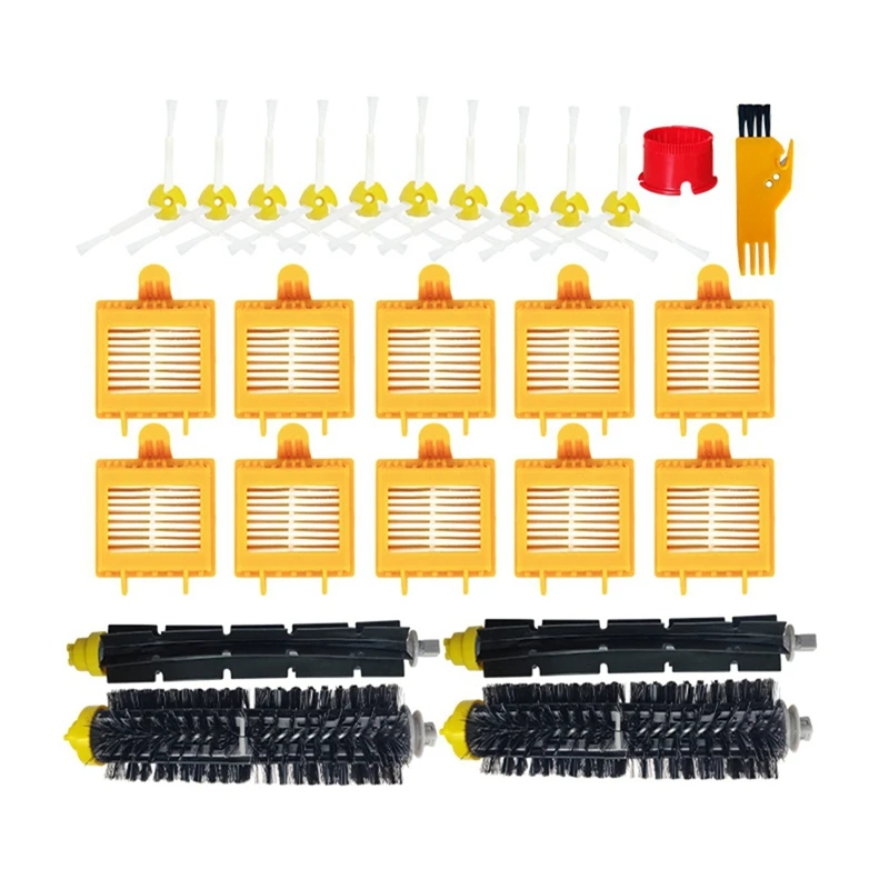 Peças do aspirador robô, Escova lateral principal, Filtro Hepa, Peças da roda dianteira, Irobot Roomba 700 série, 760, 770, 780, 790, 772, 774