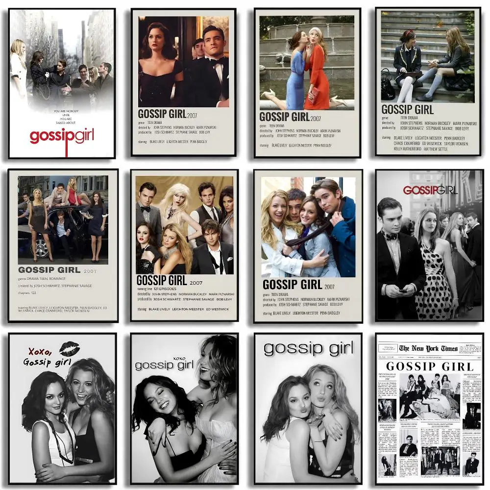 series Gossip Girl Poster HD Poster High End Luxury Home Decor for Living Room Bedroom Corridor and Gift Giving