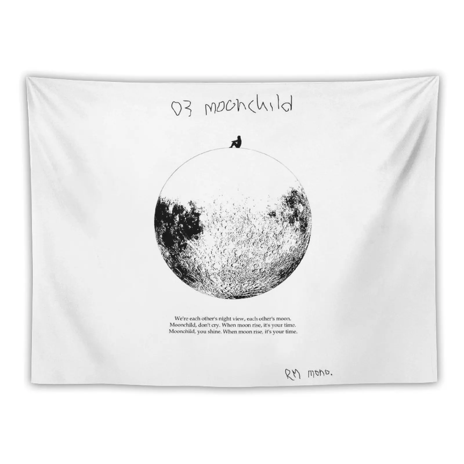 

RM Mono. - Moonchild Tapestry Mushroom House Decorations Wall Decoration Tapestry