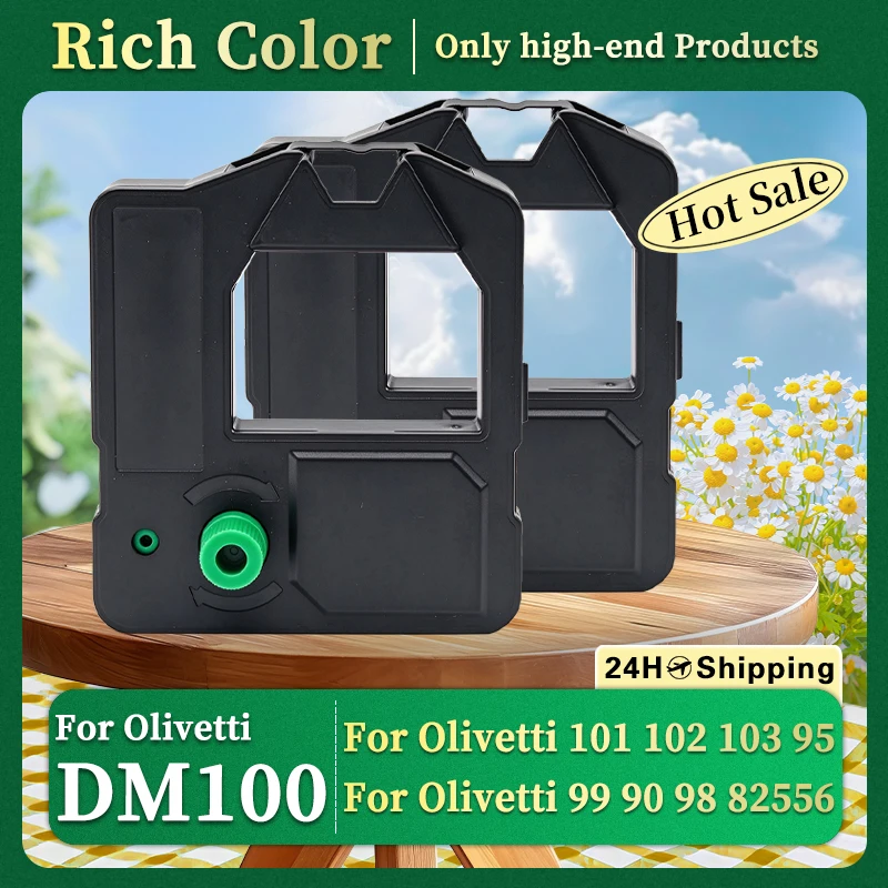 DM100 DM-100 Compatible Resin Ribbon Cassettes For Olivetti DM100 DM-100 NMS1432 STO912 101 102 103 95 99 90 98 82556 Printer