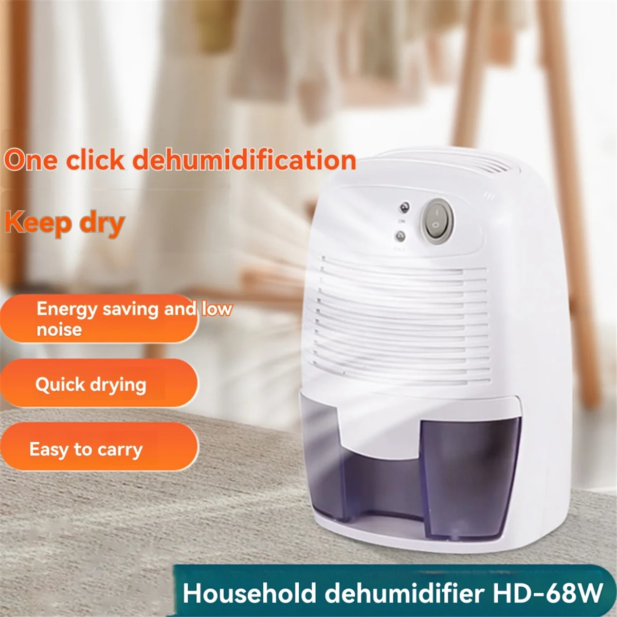 

500 мл бытовой мини-осушитель воздуха полупроводниковый осушитель воздуха поглотитель влаги спальня офис бесшумный электрический осушитель воздуха.