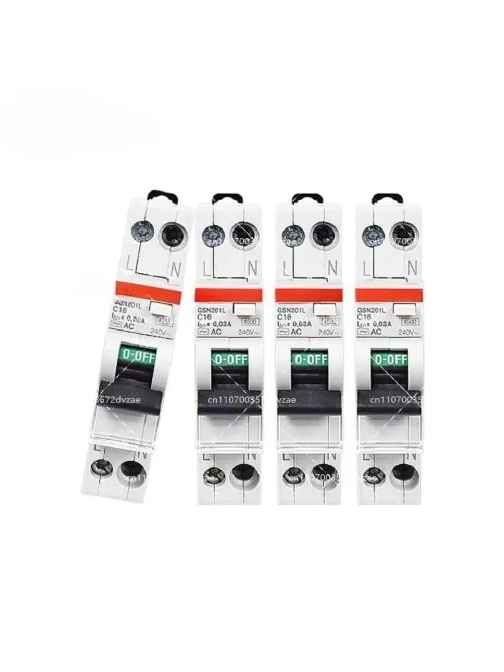 Residual current protection circuit breaker GSN201L 1P+N 6A 10A 16A 20A 25A type C AC electronic