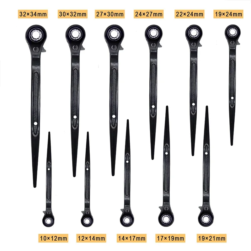 ซ็อกเก็ตประแจ Spanner Funnytek Ratchet Podger Spanner นั่งร้านเครื่องมือประแจชุดเครื่องมือ Podger Spanner เหล็ก Erecting Ratchet