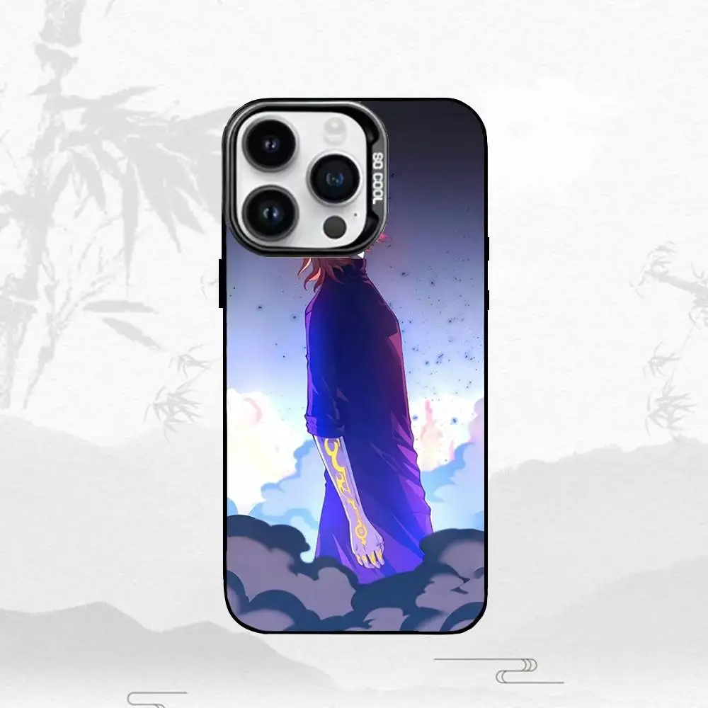 حافظة هاتف T-The B-Beginning After The End لهاتف iPhone17,16,15,14,13,12,11 Plus، Pro Max غطاء مقاوم للصدمات باللون الأسود غير اللامع